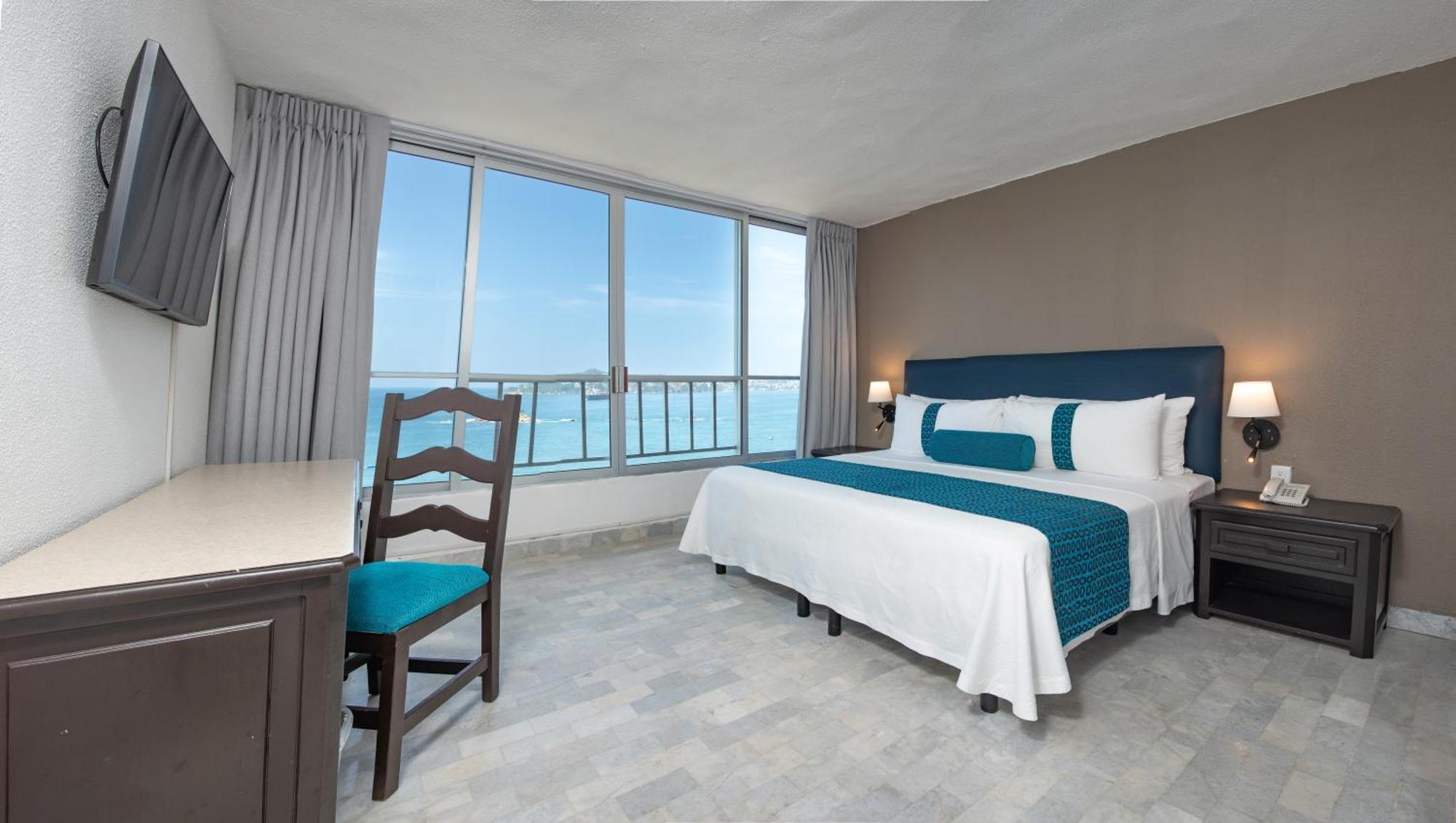Ritz Acapulco All Inclusive Ngoại thất bức ảnh A bedroom at the hotel